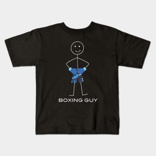Funny Mens Boxing Guy Kids T-Shirt